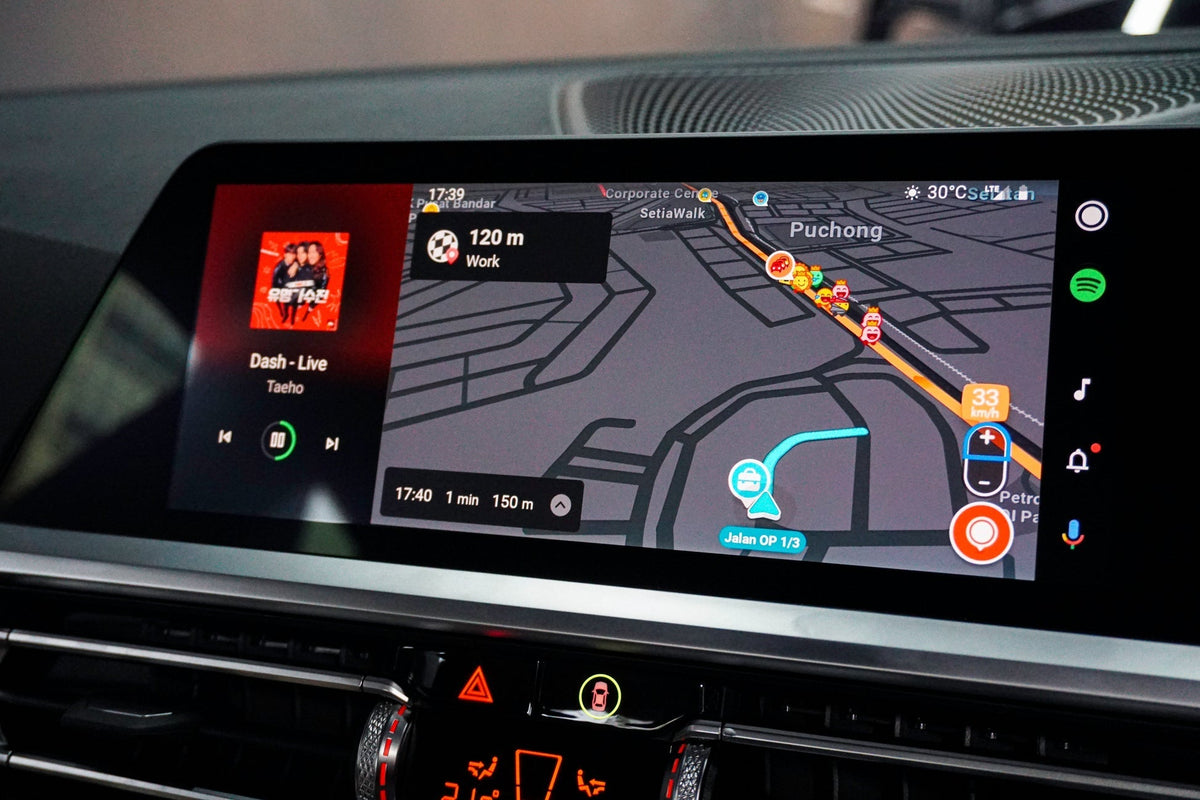Boîtier autoradio Android Auto et Apple CarPlay pour BMW X3 G01 NBT (2017 à 2025), vue 2