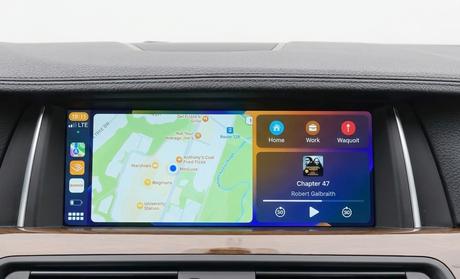 Boîtier autoradio Android Auto et Apple CarPlay pour BMW X6 E71 CCC CIC (2008 à 2013)