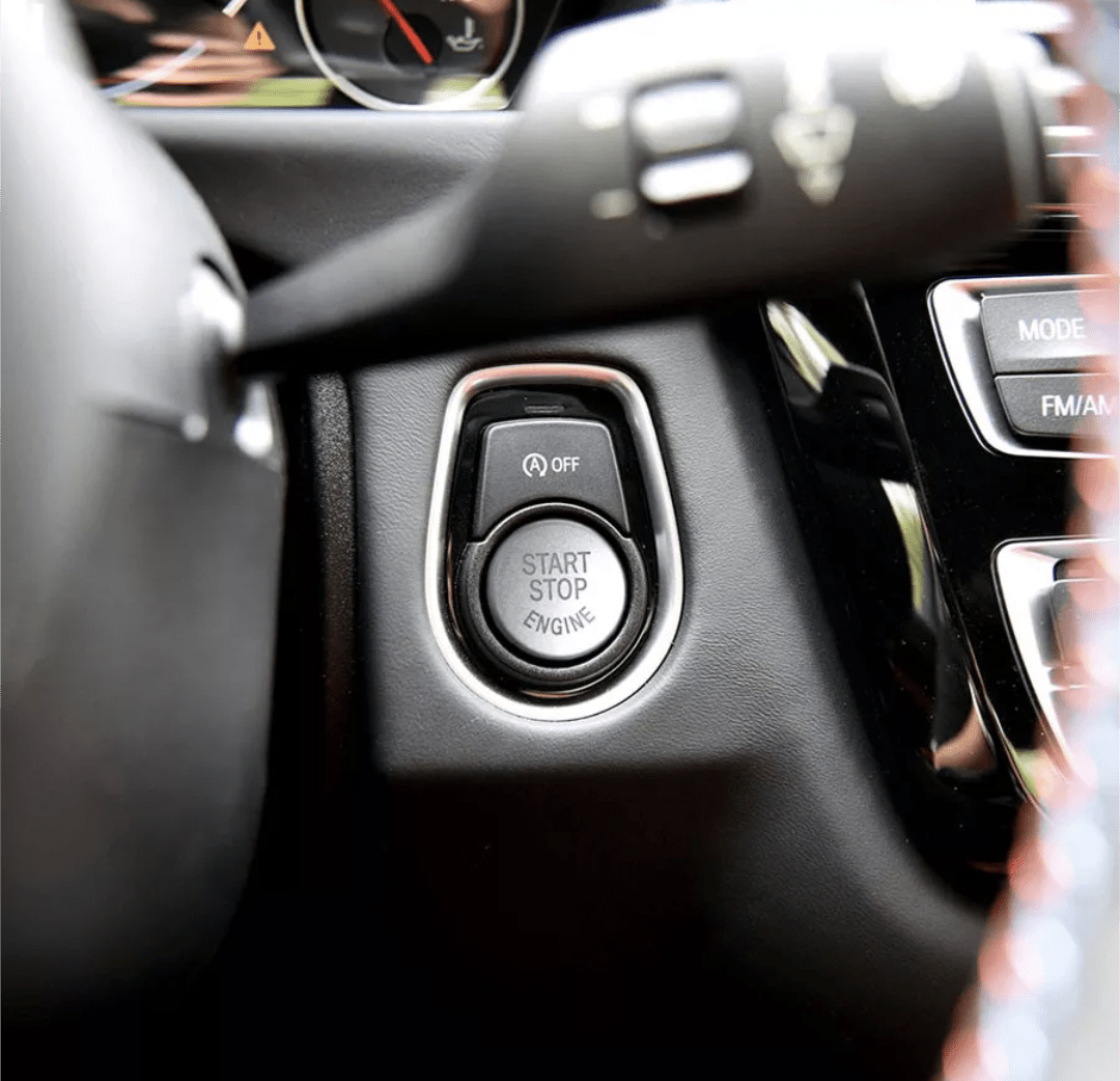 Bouton de Démarrage Performance Rouge Bleu Argent pour BMW Série 1 2 3 4 5 X3 X4 X5 X6 F20 F30 F32 (2010 à 2020), vue 4