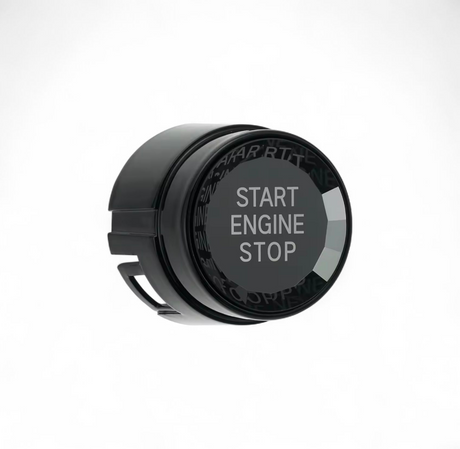 Bouton de démarrage Start/Stop Cristal pour BMW Série 5 F10 (2010 à 2017), coloris noir brillant