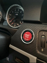 Bouton de Démarrage Start & Stop Performance Rouge pour BMW Série 3 E92 E93 (2007 à 2013), bouton Start & Stop