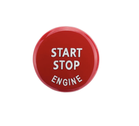Bouton de Démarrage Start & Stop Performance Rouge pour BMW Série 3 E92 E93 (2007 à 2013), vue 2