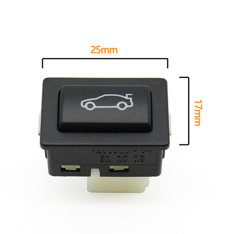 Bouton d'ouverture et déverrouillage de coffre pour BMW X1 E84 (2008 à 2015), vue 3