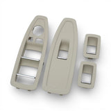Cache Commutateur de Lève-Vitres pour BMW Série 1 F20 (2012 à 2019), coloris chrome, pack complet (x4)