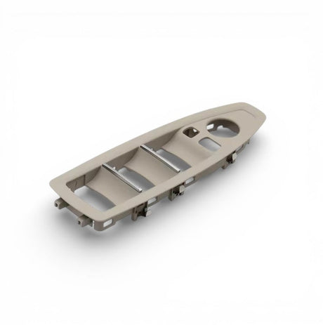 Cache Commutateur de Lève-Vitres pour BMW Série 1 F20 (2012 à 2019), coloris chrome, conducteur (4 vitres électriques)