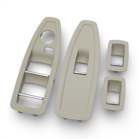 Caches Commutateurs de Lève-Vitres pour BMW Série 3 F30 (2011 à 2019), coloris chrome, vue 6