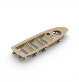 Caches Commutateurs de Lève-Vitres pour BMW Série 3 F30 (2011 à 2019), coloris beige veneto, vue 29