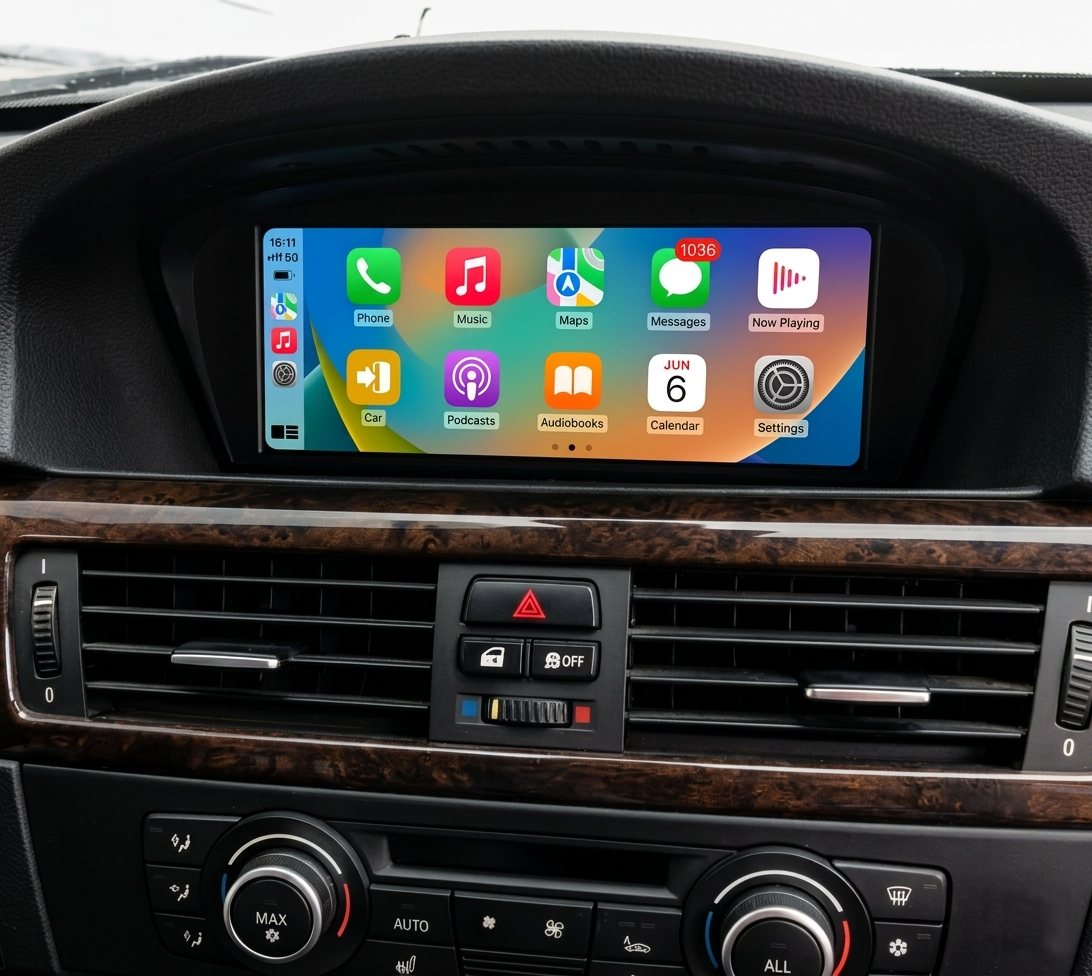 CarPlay et Android Auto pour BMW Série 3 et M3 E90 E92 (2005 à 2012), iDrive CCC ou CIC