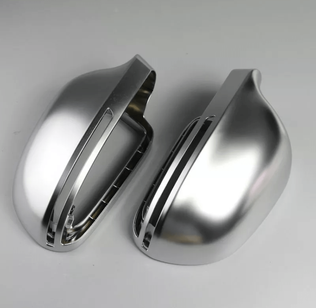Coques de rétroviseurs argent mat pour Audi A5, S5, RS5 B8 (2007 à 2016), vue 2