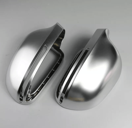 Coques de rétroviseurs argent mat pour Audi A5, S5, RS5 B8 (2007 à 2016), vue 2