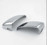 Coques de rétroviseurs argent mat chromé pour Audi A3 8V (2012 à 2020), avec side assist