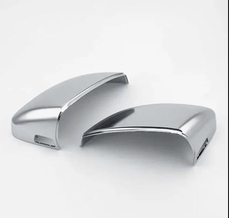 Coques de rétroviseurs argent mat chromé pour Audi A3 8V (2012 à 2020), avec side assist