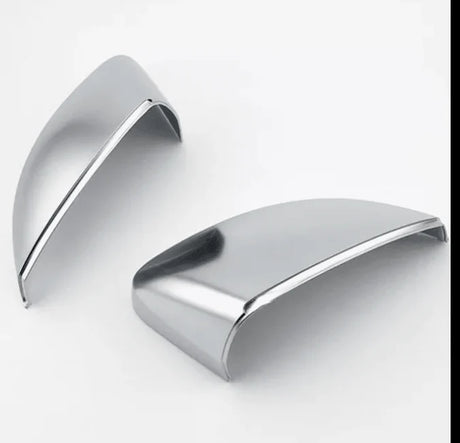 Coques de rétroviseurs argent mat chromé pour Audi A3 8V (2012 à 2020), sans side assist