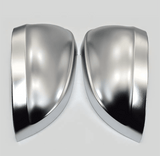 Coques de rétroviseurs argent mat chromé pour Audi A4, S4, RS4 B9 (2015 à 2024), vue 2