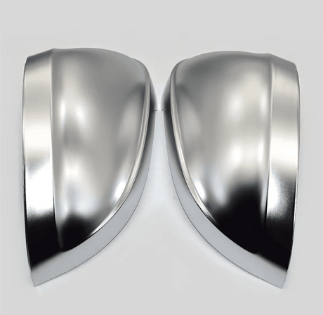 Coques de rétroviseurs argent mat chromé pour Audi A4, S4, RS4 B9 (2015 à 2024), vue 2