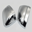 Coques de rétroviseurs argent mat chromé pour Audi A4, S4, RS4 B9 (2015 à 2024), sans détecteur d'angle mort