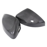 Coques de rétroviseurs fibre de carbone pour Audi A3 S3 RS3 8V (2012 à 2020), réelle fibre de carbone, avec side assist