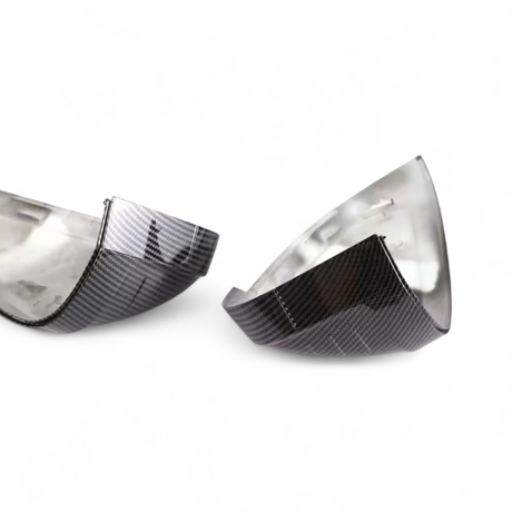 Coques de rétroviseurs fibre de carbone pour Audi A4, S4, RS4 B9 (2017 à 2022), vue 8
