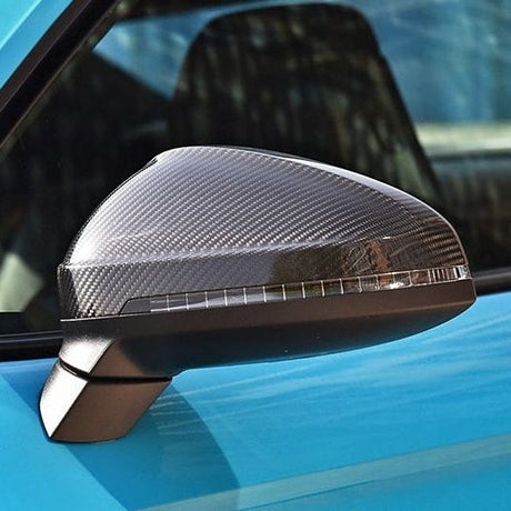 Coques de rétroviseurs fibre de carbone pour Audi A4, S4, RS4 B9 (2017 à 2022), vue 12