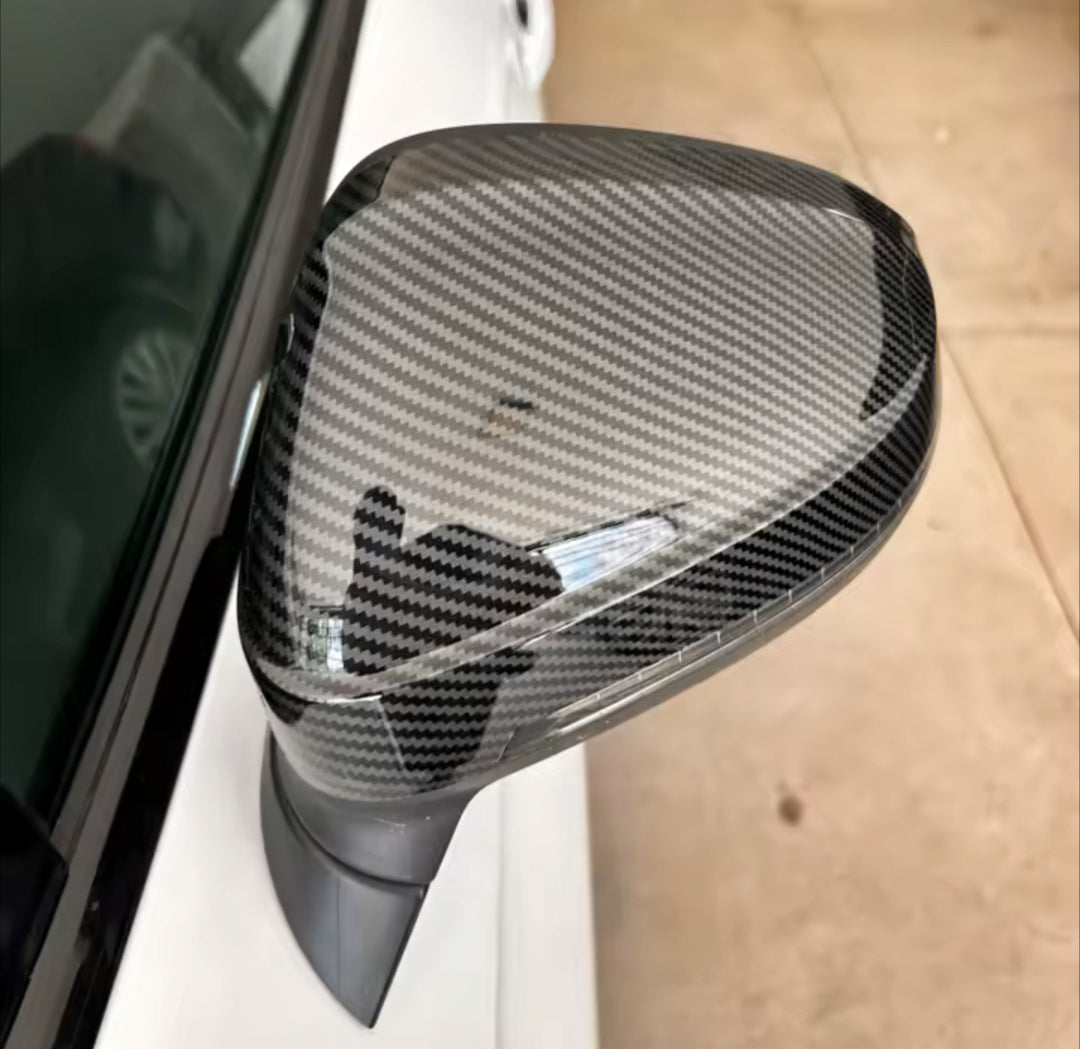 Coques de rétroviseurs fibre de carbone pour Audi A5, S5, RS5 B9 (2017 à 2022), vue 3