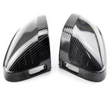 Coques de rétroviseurs fibre de carbone pour Audi A5, S5, RS5 B9 (2017 à 2022), avec détecteur d'angle mort, réplique carbone
