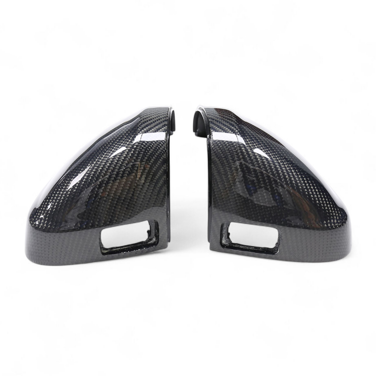 Coques de rétroviseurs fibre de carbone pour Audi A5, S5, RS5 B9 (2017 à 2022), avec détecteur d'angle mort