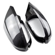 Coques de rétroviseurs fibre de carbone pour Audi A7, S7, RS7 C7 (2013 à 2018), sans assistant angle mort, réplique carbone