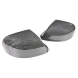 Coques de rétroviseurs fibre de carbone pour Audi Q5, SQ5 I (2009 à 2015), sans assistant angle mort, réplique carbone
