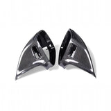 Coques de rétroviseurs fibre de carbone pour Audi Q5, SQ5 I (2009 à 2015), avec assistant angle mort