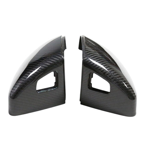 Coques de rétroviseurs fibre de carbone pour Audi TT, TTS, TTRS III (2014 à 2023), avec assistant angle mort