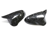 Coques de rétroviseurs en fibre de carbone pour BMW M4 F82 (2014 à 2020), carbone forgé