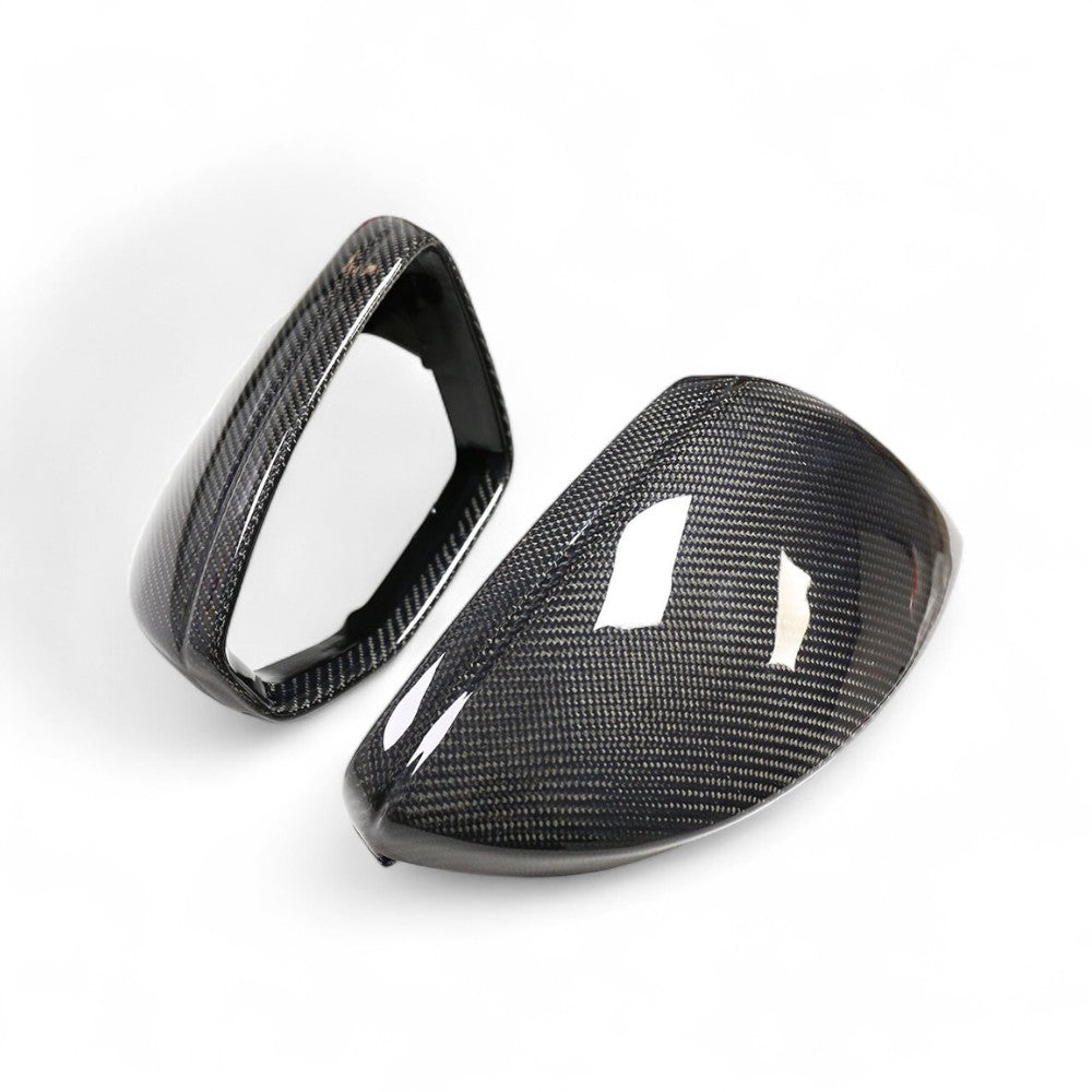 Coques de rétroviseurs fibre de carbone Performance pour Audi A6, S6, RS6 C8 (2018 à 2025), vue 7