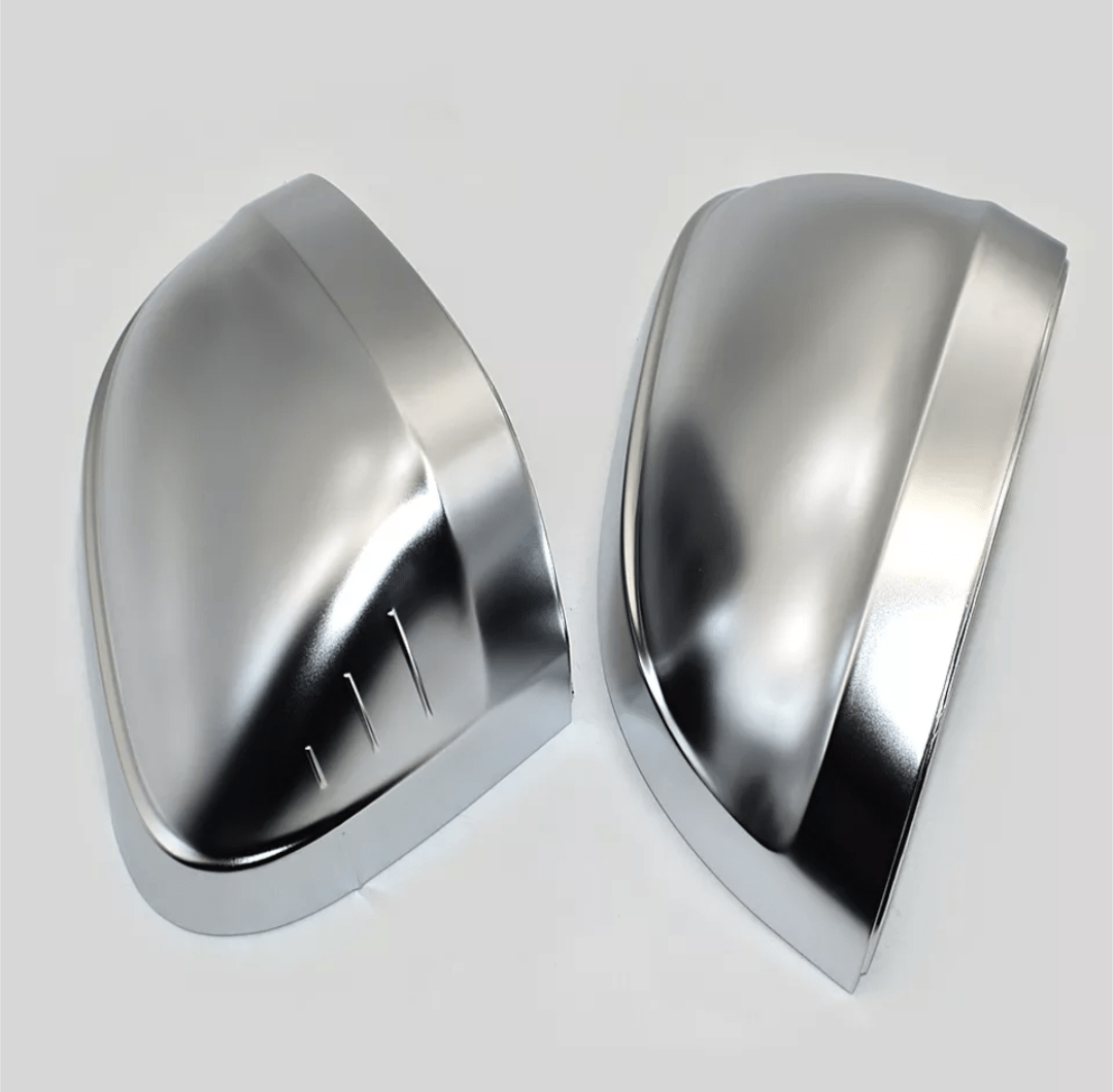 Coques de rétroviseurs look alu brossé pour Audi A5, S5, RS5 B9 (2016 à 2024), sans détecteur d'angle mort