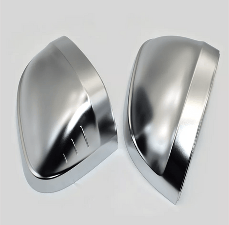 Coques de rétroviseurs look alu brossé pour Audi A5, S5, RS5 B9 (2016 à 2024), sans détecteur d'angle mort