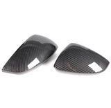 Coques de rétroviseurs look carbone pour Audi A3 8Y (2020 à 2025), avec side assist