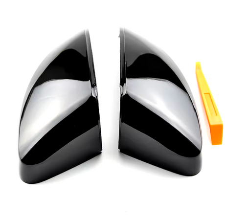 Coques de rétroviseurs noir brillant pour Audi A3 8V (2012 à 2020), sans side assist