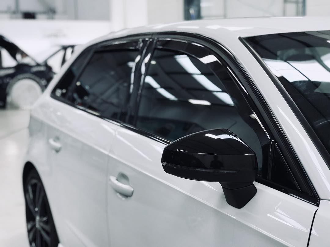 Coques de rétroviseurs noir brillant pour Audi A3 8V (2012 à 2020), vue 2