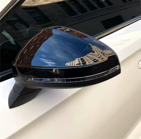 Coques de rétroviseurs noir brillant pour Audi A5 B9 (2017 à 2024), vue 2