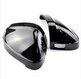 Coques de rétroviseurs noir brillant pour Audi A5 B9 (2017 à 2024), avec détecteur d'angle mort