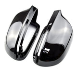 Coques de rétroviseurs noir brillant pour Audi A6 C6 (2008 à 2011), vue 2