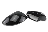Coques de rétroviseurs noir brillant pour Audi A8, S8 D5 (2018 à 2025), vue 3
