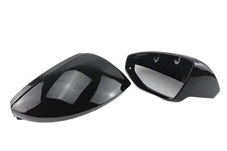 Coques de rétroviseurs noir brillant pour Audi A8, S8 D5 (2018 à 2025), vue 4