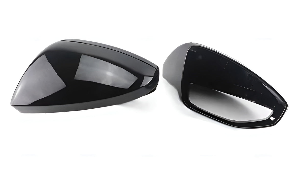 Coques de rétroviseurs noir brillant pour Audi A8, S8 D5 (2018 à 2025), vue 5
