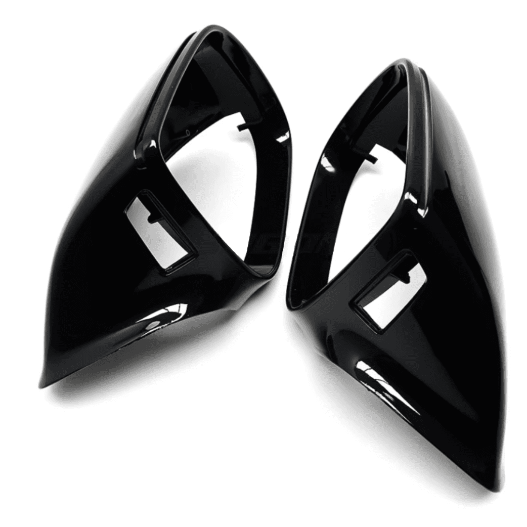 Coques de rétroviseurs noir brillant pour Audi Q5 (2008 à 2016), avec side assist