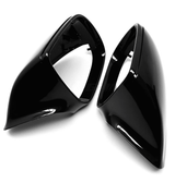Coques de rétroviseurs noir brillant pour Audi Q7 (2010 à 2015), sans side assist