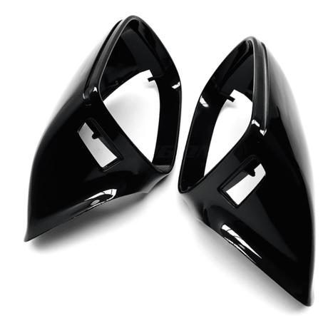 Coques de rétroviseurs noir brillant pour Audi Q7 (2010 à 2015), avec side assist