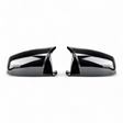 Coques de rétroviseurs noires brillantes type M Performance pour BMW Série 5 F10 (2010 à 2017), look M, vue 1