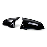 Coques de rétroviseurs noires brillantes type M2 Competition pour BMW Série 2 F22 et M2 F87 (2012 à 2021), look M