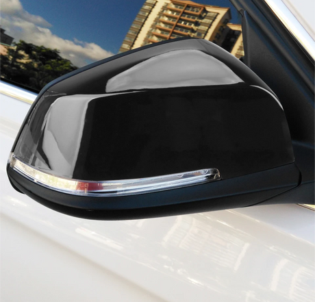 Coques de rétroviseurs noires brillantes type M2 Competition pour BMW Série 2 F22 et M2 F87 (2012 à 2021), vue 12
