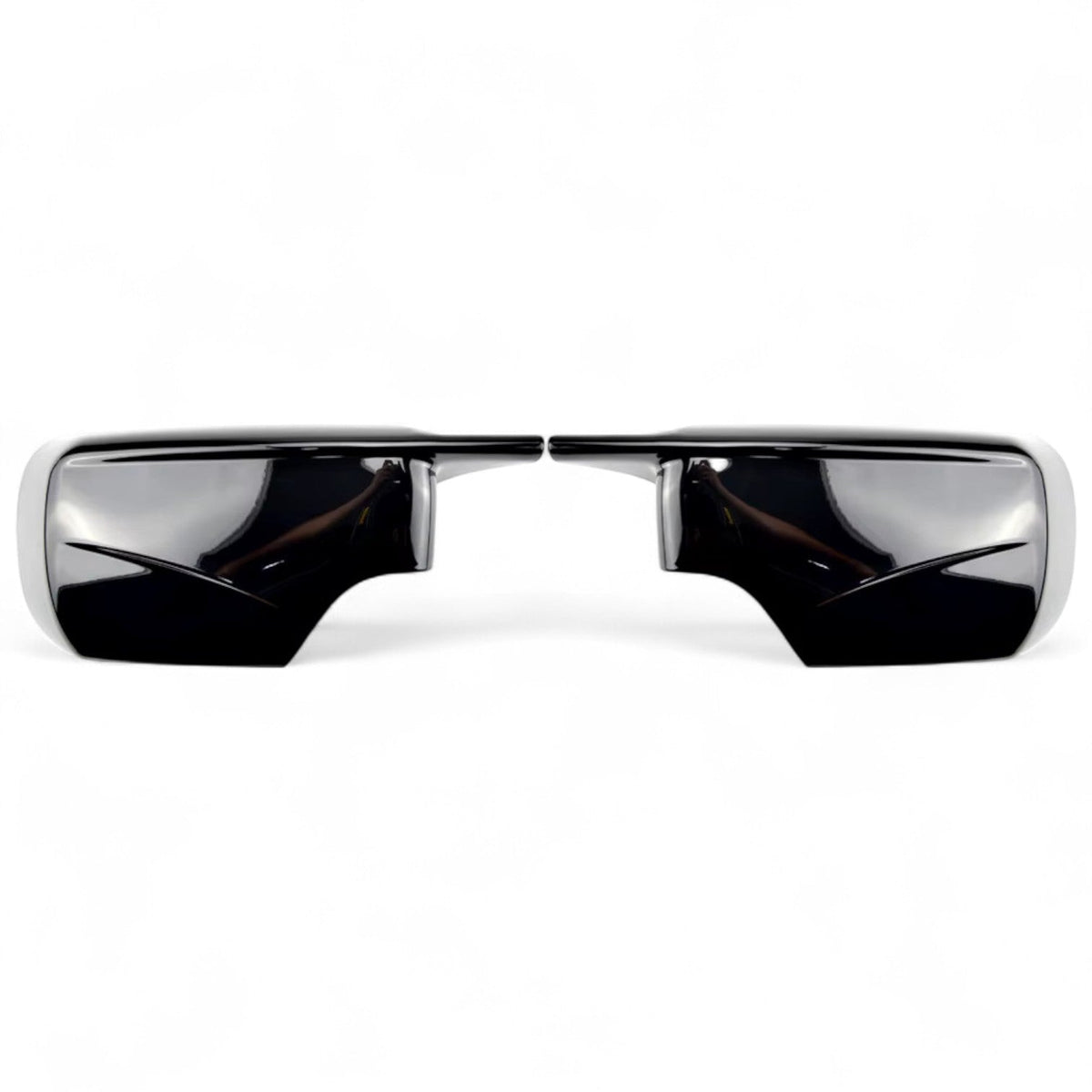 Coques de rétroviseurs type M Performance noires brillantes pour BMW Série 3 E46 (1998 à 2001)
